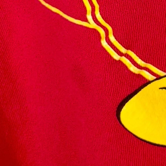 Disney Mickey Unlimited Jerry Leigh Sweatshirt XL Red Vintage 90s Tultex - Picture 10 of 10